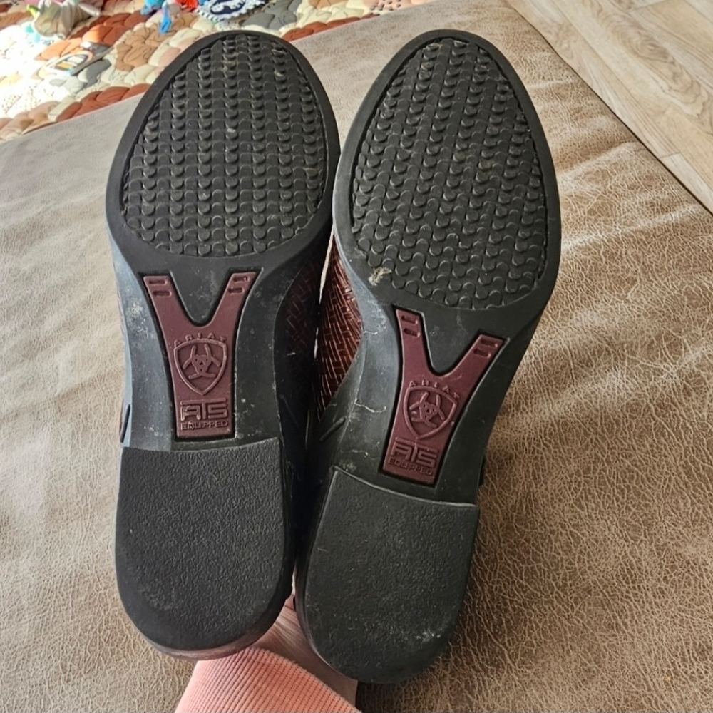 Ariat Weaved Leather Mule Slide - Picture 8 of 9